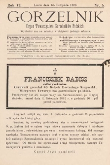 Gorzelnik : organ Towarzystwa Gorzelników Polskich we Lwowie. R. 6, 1892, nr 5