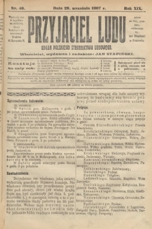 Przyjaciel Ludu : organ Polskiego Stronnictwa Ludowego. 1907, nr 40