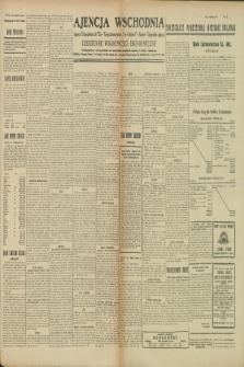 Ajencja Wschodnia. Codzienne Wiadomości Ekonomiczne = Agence Télégraphique de l'Est = Telegraphenagentur „Der Ostdienst” = Eastern Telegraphic Agency. R.9, nr 113 (19, 20 i 21 maja 1929)
