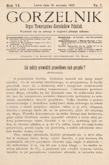 Gorzelnik : organ Towarzystwa Gorzelników Polskich we Lwowie. R. 6, 1893, nr 7