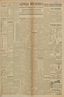 Ajencja Wschodnia. Codzienne Wiadomości Ekonomiczne = Agence Télégraphique de l'Est = Telegraphenagentur „Der Ostdienst” = Eastern Telegraphic Agency. R.9, nr 144 (27 czerwca 1929)