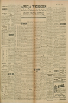 Ajencja Wschodnia. Codzienne Wiadomości Ekonomiczne = Agence Télégraphique de l'Est = Telegraphenagentur „Der Ostdienst” = Eastern Telegraphic Agency. R.9, nr 247 (27 i 28 października 1929)
