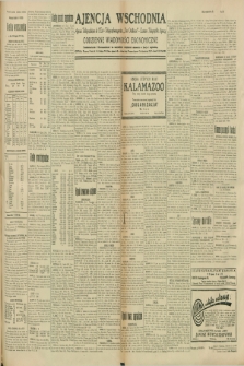 Ajencja Wschodnia. Codzienne Wiadomości Ekonomiczne = Agence Télégraphique de l'Est = Telegraphenagentur „Der Ostdienst” = Eastern Telegraphic Agency. R.9, nr 257 (9 listopada 1929)