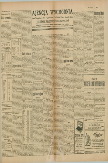 Ajencja Wschodnia. Codzienne Wiadomości Ekonomiczne = Agence Télégraphique de l'Est = Telegraphenagentur „Der Ostdienst” = Eastern Telegraphic Agency. R.10, nr 21 (26 i 27 stycznia 1930)