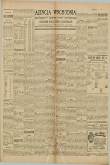 Ajencja Wschodnia. Codzienne Wiadomości Ekonomiczne = Agence Télégraphique de l'Est = Telegraphenagentur „Der Ostdienst” = Eastern Telegraphic Agency. R.10, nr 22 (28 stycznia 1930)