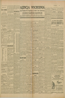 Ajencja Wschodnia. Codzienne Wiadomości Ekonomiczne = Agence Télégraphique de l'Est = Telegraphenagentur „Der Ostdienst” = Eastern Telegraphic Agency. R.10, nr 25 (31 stycznia 1930)