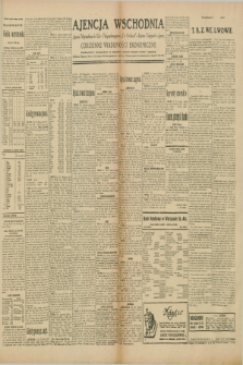 Ajencja Wschodnia. Codzienne Wiadomości Ekonomiczne = Agence Télégraphique de l'Est = Telegraphenagentur „Der Ostdienst” = Eastern Telegraphic Agency. R.10, nr 39 (16 i 17 lutego 1930)
