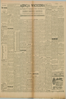 Ajencja Wschodnia. Codzienne Wiadomości Ekonomiczne = Agence Télégraphique de l'Est = Telegraphenagentur „Der Ostdienst” = Eastern Telegraphic Agency. R.10, nr 40 (18 lutego 1930)