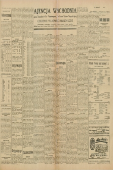 Ajencja Wschodnia. Codzienne Wiadomości Ekonomiczne = Agence Télégraphique de l'Est = Telegraphenagentur „Der Ostdienst” = Eastern Telegraphic Agency. R.10, nr 54 (6 marca 1930)