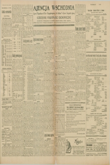 Ajencja Wschodnia. Codzienne Wiadomości Ekonomiczne = Agence Télégraphique de l'Est = Telegraphenagentur „Der Ostdienst” = Eastern Telegraphic Agency. R.10, nr 107 (11 i 12 maja 1930)