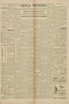 Ajencja Wschodnia. Codzienne Wiadomości Ekonomiczne = Agence Télégraphique de l'Est = Telegraphenagentur „Der Ostdienst” = Eastern Telegraphic Agency. R.10, nr 111 (16 maja 1930)