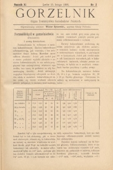 Gorzelnik : organ Towarzystwa Gorzelników Polskich we Lwowie. R. 11, 1898, nr 3