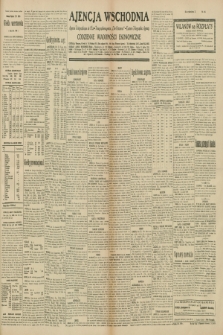Ajencja Wschodnia. Codzienne Wiadomości Ekonomiczne = Agence Télégraphique de l'Est = Telegraphenagentur „Der Ostdienst” = Eastern Telegraphic Agency. R.10, nr 144 (27 czerwca 1930)