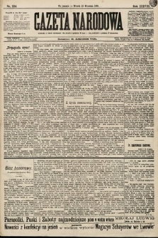 Gazeta Narodowa. 1898, nr 254