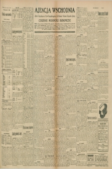 Ajencja Wschodnia. Codzienne Wiadomości Ekonomiczne = Agence Télégraphique de l'Est = Telegraphenagentur „Der Ostdienst” = Eastern Telegraphic Agency. R.10, nr 163 (19 lipca 1930)