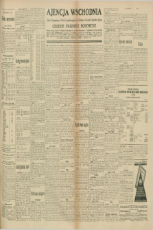 Ajencja Wschodnia. Codzienne Wiadomości Ekonomiczne = Agence Télégraphique de l'Est = Telegraphenagentur „Der Ostdienst” = Eastern Telegraphic Agency. R.10, nr 168 (25 lipca 1930)