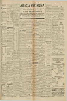 Ajencja Wschodnia. Codzienne Wiadomości Ekonomiczne = Agence Télégraphique de l'Est = Telegraphenagentur „Der Ostdienst” = Eastern Telegraphic Agency. R.10, nr 169 (26 lipca 1930)