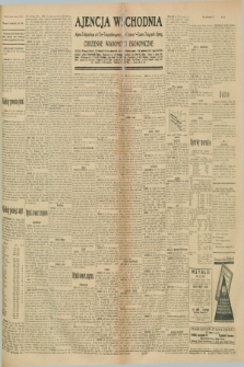 Ajencja Wschodnia. Codzienne Wiadomości Ekonomiczne = Agence Télégraphique de l'Est = Telegraphenagentur „Der Ostdienst” = Eastern Telegraphic Agency. R.10, nr 187 (18 sierpnia 1930)