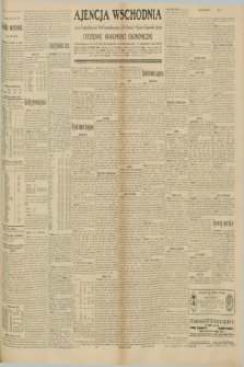 Ajencja Wschodnia. Codzienne Wiadomości Ekonomiczne = Agence Télégraphique de l'Est = Telegraphenagentur „Der Ostdienst” = Eastern Telegraphic Agency. R.10, nr 189 (20 sierpnia 1930)