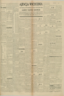 Ajencja Wschodnia. Codzienne Wiadomości Ekonomiczne = Agence Télégraphique de l'Est = Telegraphenagentur „Der Ostdienst” = Eastern Telegraphic Agency. R.10, nr 198 (30 sierpnia 1930)