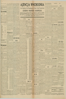 Ajencja Wschodnia. Codzienne Wiadomości Ekonomiczne = Agence Télégraphique de l'Est = Telegraphenagentur „Der Ostdienst” = Eastern Telegraphic Agency. R.10, nr 205 (8 września 1930)