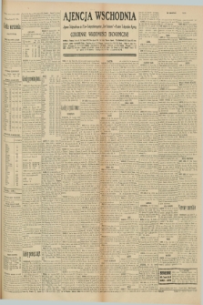 Ajencja Wschodnia. Codzienne Wiadomości Ekonomiczne = Agence Télégraphique de l'Est = Telegraphenagentur „Der Ostdienst” = Eastern Telegraphic Agency. R.10, nr 216 (20 września 1930)
