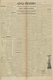 Ajencja Wschodnia. Codzienne Wiadomości Ekonomiczne = Agence Télégraphique de l'Est = Telegraphenagentur „Der Ostdienst” = Eastern Telegraphic Agency. R.10, nr 218 (23 września 1930)