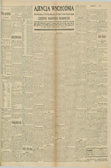 Ajencja Wschodnia. Codzienne Wiadomości Ekonomiczne = Agence Télégraphique de l'Est = Telegraphenagentur „Der Ostdienst” = Eastern Telegraphic Agency. R.10, nr 220 (25 września 1930)