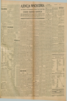 Ajencja Wschodnia. Codzienne Wiadomości Ekonomiczne = Agence Télégraphique de l'Est = Telegraphenagentur „Der Ostdienst” = Eastern Telegraphic Agency. R.10, nr 229 (6 października 1930)