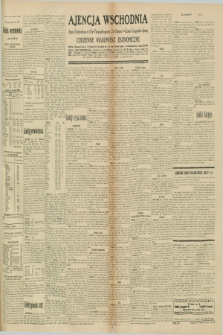 Ajencja Wschodnia. Codzienne Wiadomości Ekonomiczne = Agence Télégraphique de l'Est = Telegraphenagentur „Der Ostdienst” = Eastern Telegraphic Agency. R.10, nr 233 (10 października 1930)