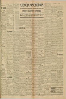 Ajencja Wschodnia. Codzienne Wiadomości Ekonomiczne = Agence Télégraphique de l'Est = Telegraphenagentur „Der Ostdienst” = Eastern Telegraphic Agency. R.10, nr 234 (11 października 1930)