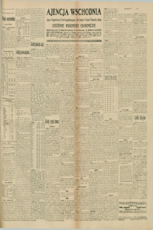 Ajencja Wschodnia. Codzienne Wiadomości Ekonomiczne = Agence Télégraphique de l'Est = Telegraphenagentur „Der Ostdienst” = Eastern Telegraphic Agency. R.10, nr 235 (13 października 1930)