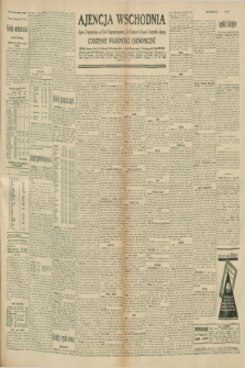 Ajencja Wschodnia. Codzienne Wiadomości Ekonomiczne = Agence Télégraphique de l'Est = Telegraphenagentur „Der Ostdienst” = Eastern Telegraphic Agency. R.10, nr 270 (24 listopada 1930)