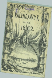 Kalendarzyk : na rok 1862