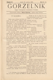 Gorzelnik : organ Towarzystwa Gorzelników Polskich we Lwowie. R. 11, 1898, nr 10