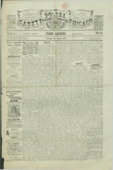 Gazeta Polska w Chicago : pismo ludowe. R.4, nr 24 (29 marca 1877)