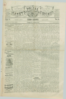 Gazeta Polska w Chicago : pismo ludowe. R.4, nr 36 (21 czerwca 1877)