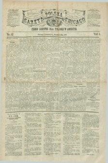 Gazeta Polska w Chicago : pismo ludowe dla Polonii w Ameryce. R.4, nr 52 (11 października 1877)