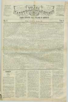 Gazeta Polska w Chicago : pismo ludowe dla Polonii w Ameryce. R.6, nr 3 (17 stycznia 1878)