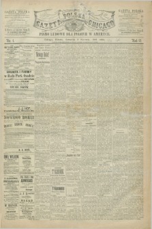 Gazeta Polska w Chicago : pismo ludowe dla Polonii w Ameryce. R.13, nr 1 (1 stycznia 1885)