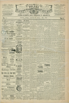 Gazeta Polska w Chicago : pismo ludowe dla Polonii w Ameryce. R.13, nr 7 (12 lutego 1885)