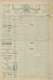 Gazeta Polska w Chicago : pismo ludowe dla Polonii w Ameryce. R.13, nr 8 (19 lutego 1885)