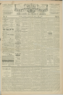 Gazeta Polska w Chicago : pismo ludowe dla Polonii w Ameryce. R.13, nr 12 (19 marca 1885)