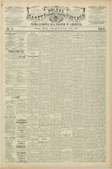 Gazeta Polska w Chicago : pismo ludowe dla Polonii w Ameryce. R.13, nr 26 (25 czerwca 1885)