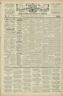 Gazeta Polska w Chicago : pismo ludowe dla Polonii w Ameryce. R.13, nr 29 (16 lipca 1885)