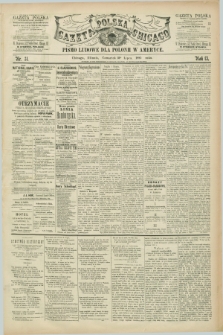 Gazeta Polska w Chicago : pismo ludowe dla Polonii w Ameryce. R.13, nr 31 (30 lipca 1885)