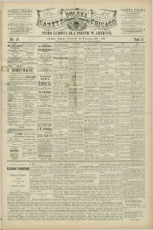 Gazeta Polska w Chicago : pismo ludowe dla Polonii w Ameryce. R.13, nr 38 (17 września 1885)