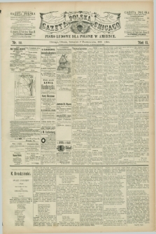 Gazeta Polska w Chicago : pismo ludowe dla Polonii w Ameryce. R.13, nr 40 (1 października 1885)