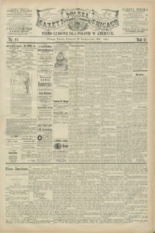 Gazeta Polska w Chicago : pismo ludowe dla Polonii w Ameryce. R.13, nr 44 (29 października 1885)