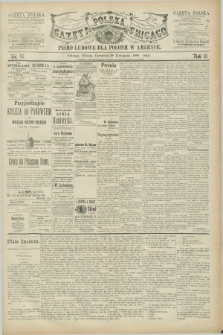 Gazeta Polska w Chicago : pismo ludowe dla Polonii w Ameryce. R.13, nr 47 (19 listopada 1885)